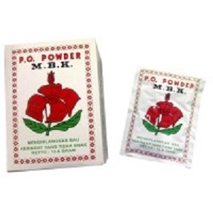 Bedak Mbk Powder Kemasan Putih Bedak Anti Badan Dan Keringat