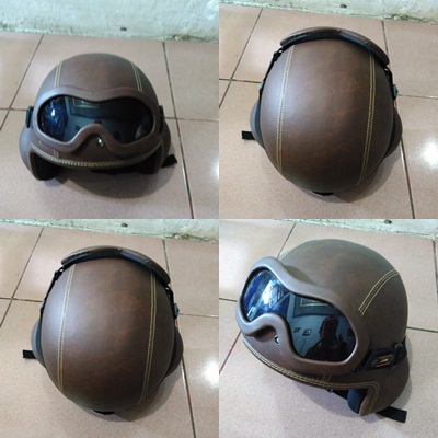 helm retro pilot cat army tidak bisa menilkan detail helm retro pilot cat army tidak bisa menilkan detail