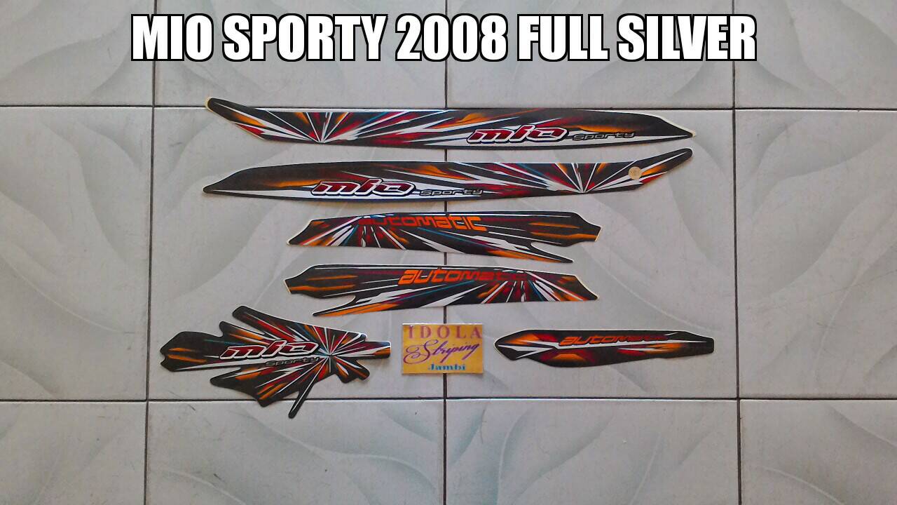 jual striping mio sporty 2008 silver idola striping jambi jual striping mio sporty 2008 silver idola striping jambi