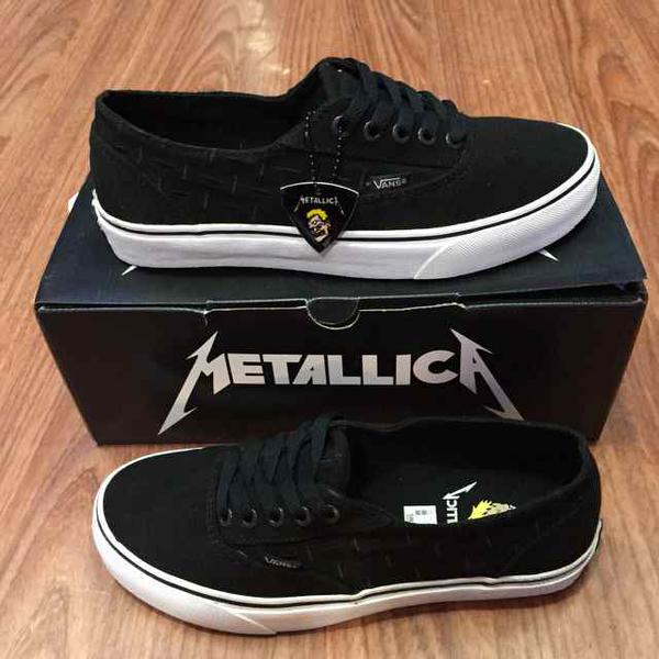 jual vans metallica black waffle icc bnib size 8 5 jual vans metallica black waffle icc bnib size 8 5