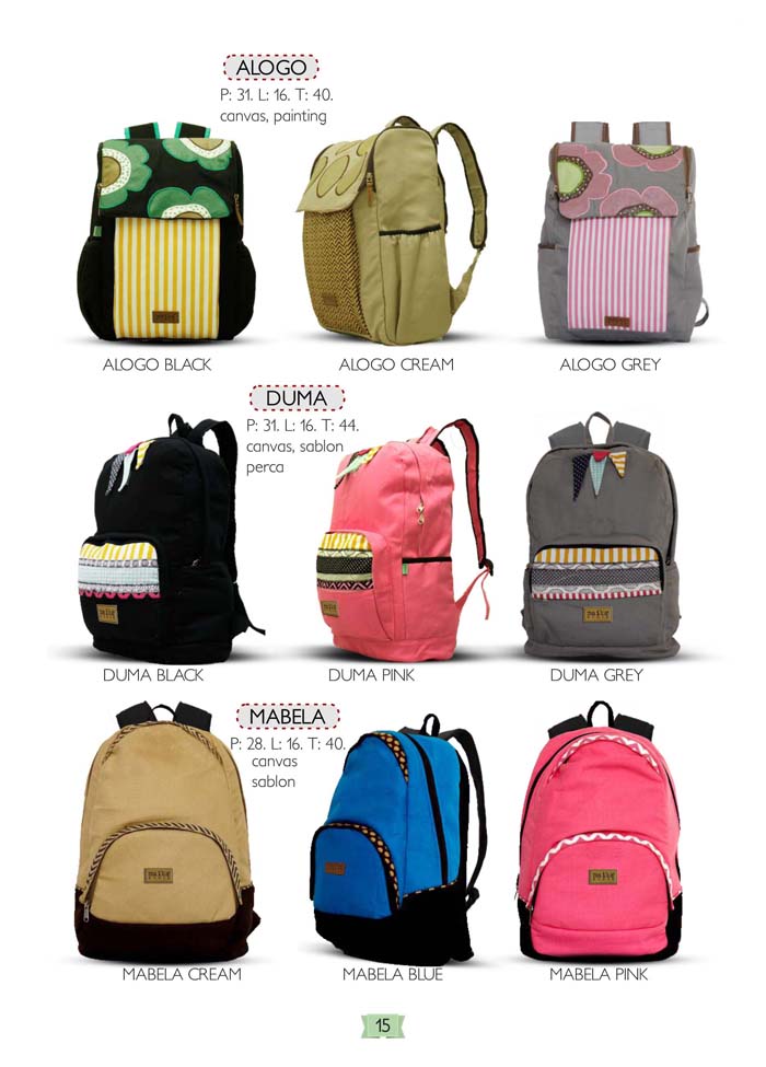 4in1 Back Pack Wanita Rumbey 002 Coklat ... - Tas Wanita .