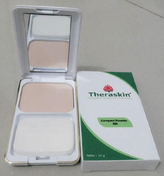 Theraskin Compact Powder KN -- Bedak Padat Kuning Natural SPF 15