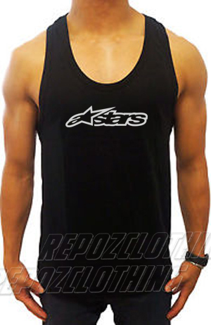 KAOS SINGLET DISTRO RACING ALPINESTAR ASTAR PUTIH TERLARIS KAOS SINGLET DISTRO RACING ALPINESTAR ASTAR PUTIH TERLARIS