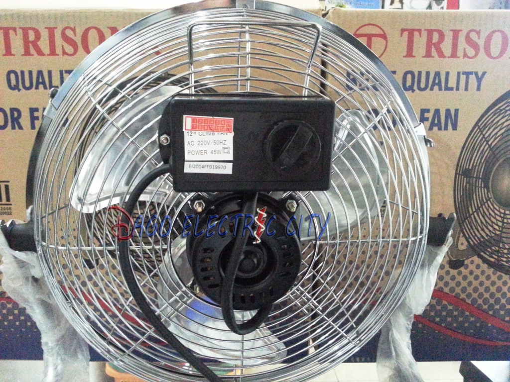 Jual Kipas Besi Kipas Industri Desk Fan Trisonic 12 jual kipas besi kipas industri desk fan trisonic 12