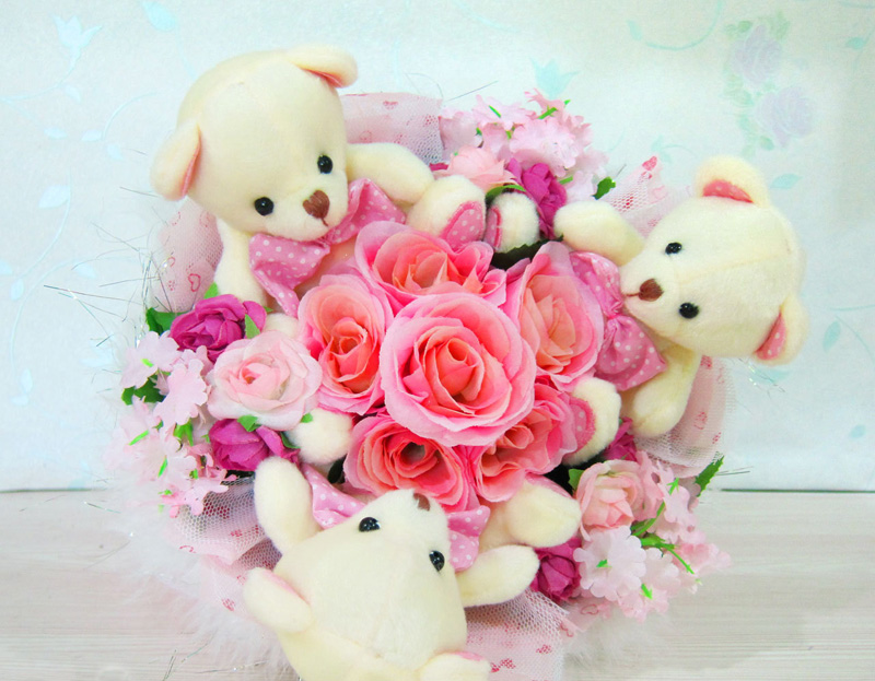 jual buket boneka flower for you pinkyshop jual buket boneka flower for you pinkyshop