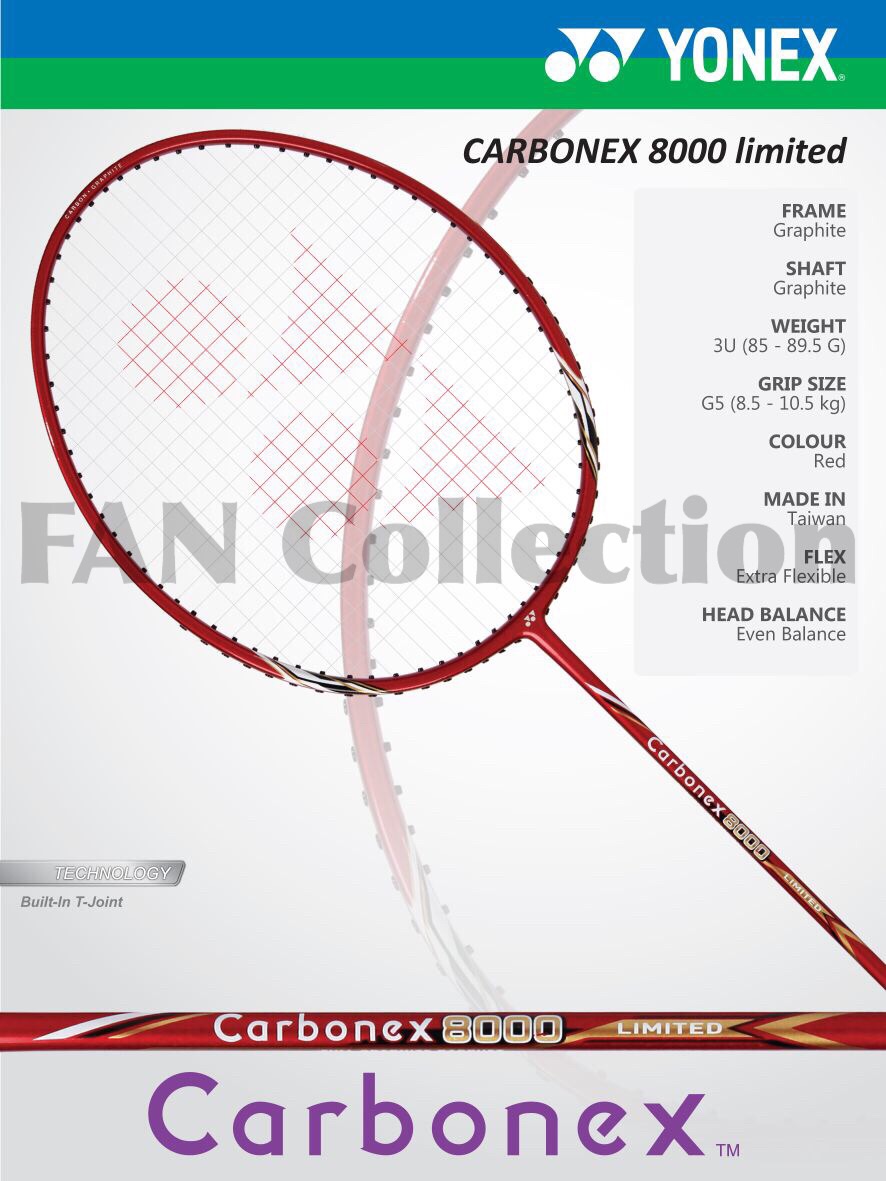 jual original raket badminton yonex carbonex 8000 jual original raket badminton yonex carbonex 8000