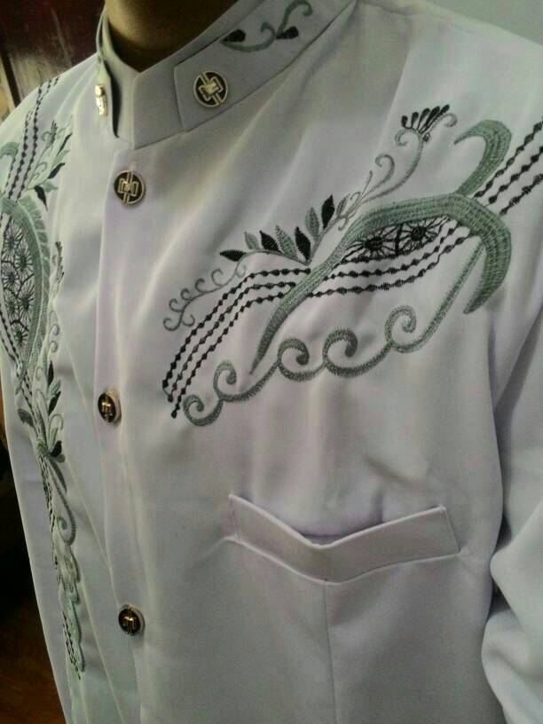 jual jasko modern putih bordir ar rahman store jual jasko modern putih bordir ar rahman store