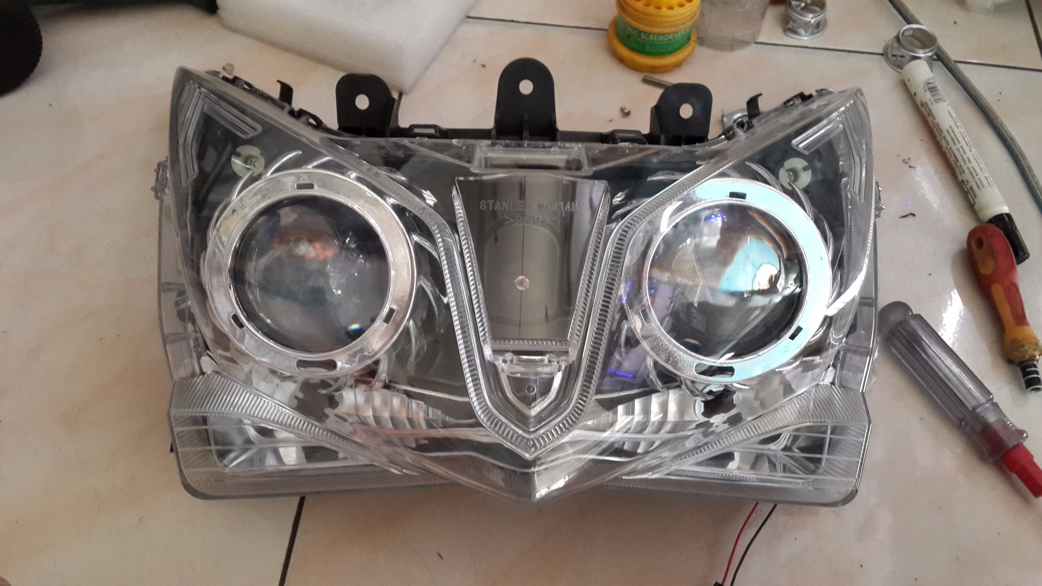 jual vario 125fi duo projector hid xenon type x1c kipas jual vario 125fi duo projector hid xenon type x1c kipas