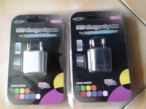 jual color usb charger square real 700ma blister egha store jual color usb charger square real 700ma blister egha store