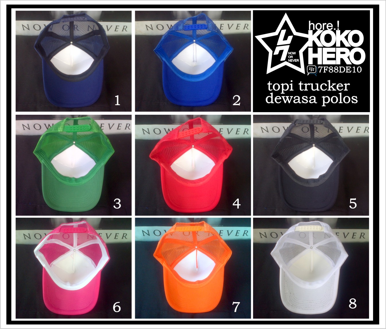 jual topi polos trucker jala jaring kombinasi warna warni polosan horekokohero jual topi polos trucker jala jaring kombinasi warna warni polosan horekokohero