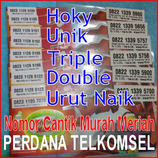 TELKOMSEL SIMPATI NOMOR CANTIK 0812 1328 456. Harga Jual Nomor Perdana Cantik Telkomsel ( Simpati