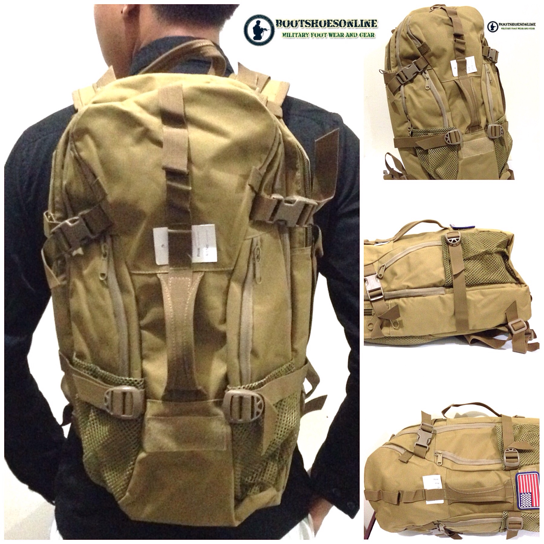 Jual Tas ransel tactical backpack outdoor military bag 40L Jual Tas ransel tactical backpack outdoor military bag 40L multifungsi bootshoesonline