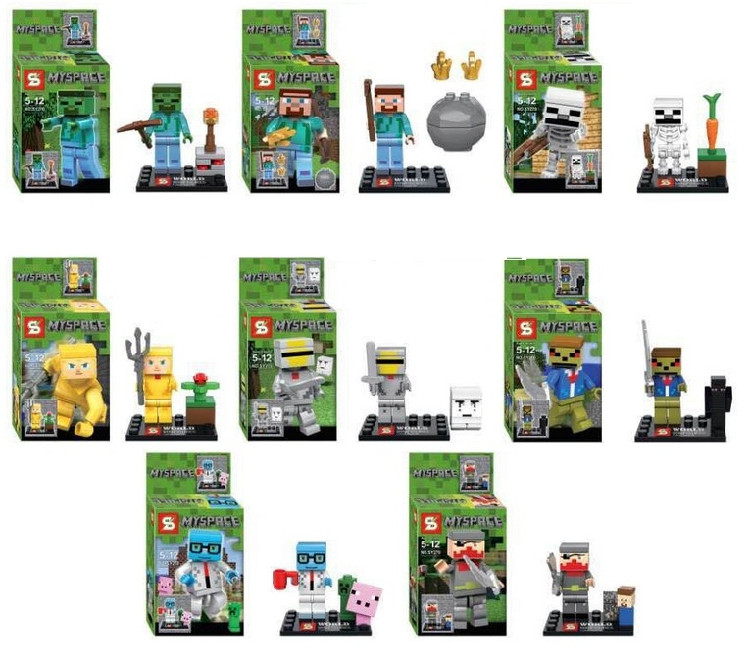jual lego sy 270 minecraft my space series isi 8 bh jual lego sy 270 minecraft my space series isi 8 bh