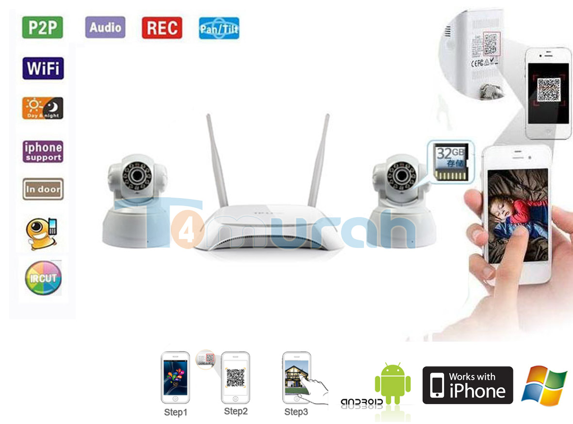 jual paket 2 buah ip coolcam 0 3mpx wireless jual paket 2 buah ip coolcam 0 3mpx wireless