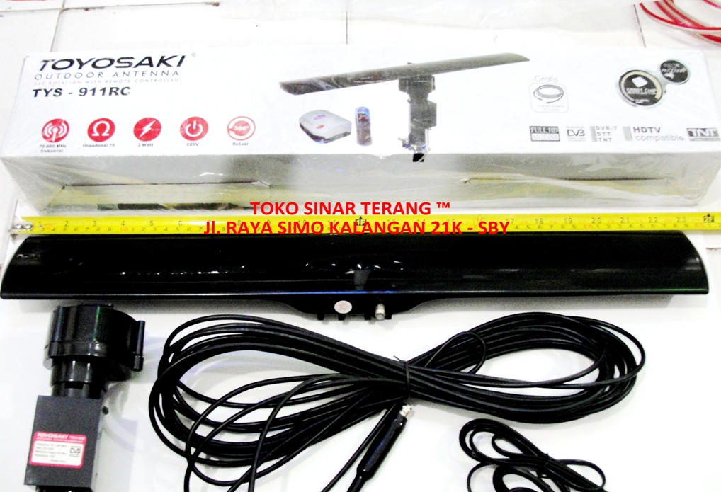 jual antena tv intra toyosaki remote tys 911 antenna outdoor hd remot led toko sinar terang jual antena tv intra toyosaki remote tys 911 antenna outdoor hd remot led toko sinar terang