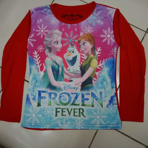 jual kaos anak tangan panjang quot frozen fever quot ag collection jual kaos anak tangan panjang quot frozen fever quot ag collection