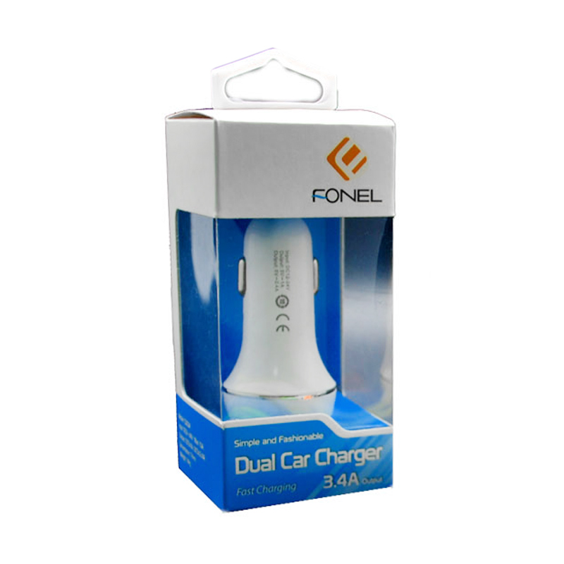 jual car charger fonel dual car charger 3 4a b3l1 shop jual car charger fonel dual car charger 3 4a b3l1 shop