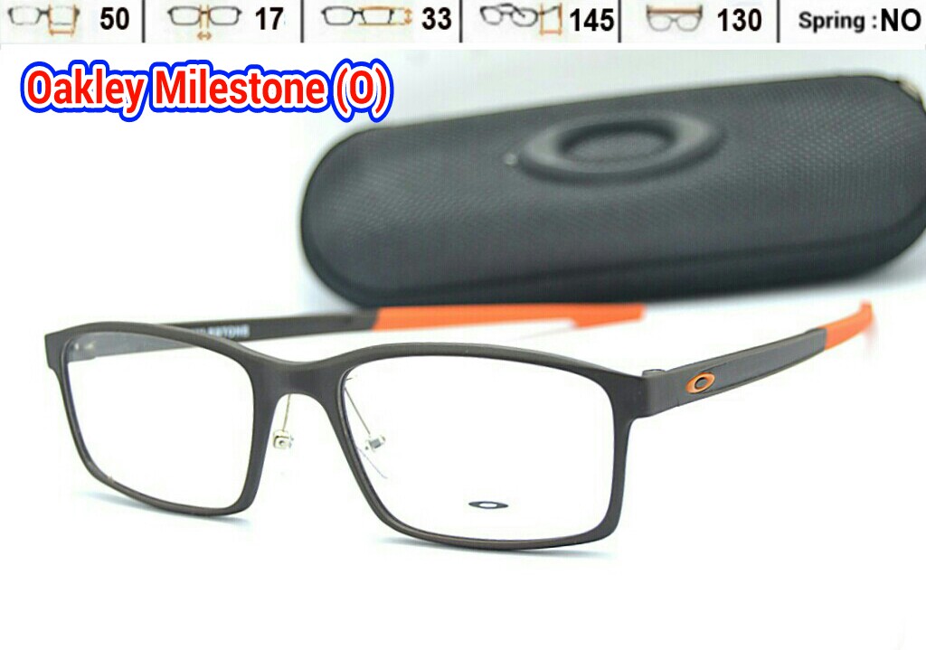 jual frame kacamata oakley milestone pria wanita minus jual frame kacamata oakley milestone pria wanita minus