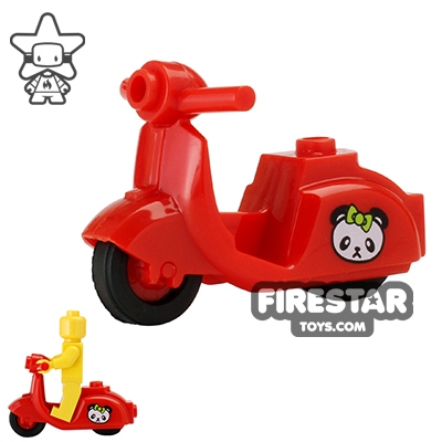 jual lego custom scooter brickforge pouty panda jual lego custom scooter brickforge pouty panda