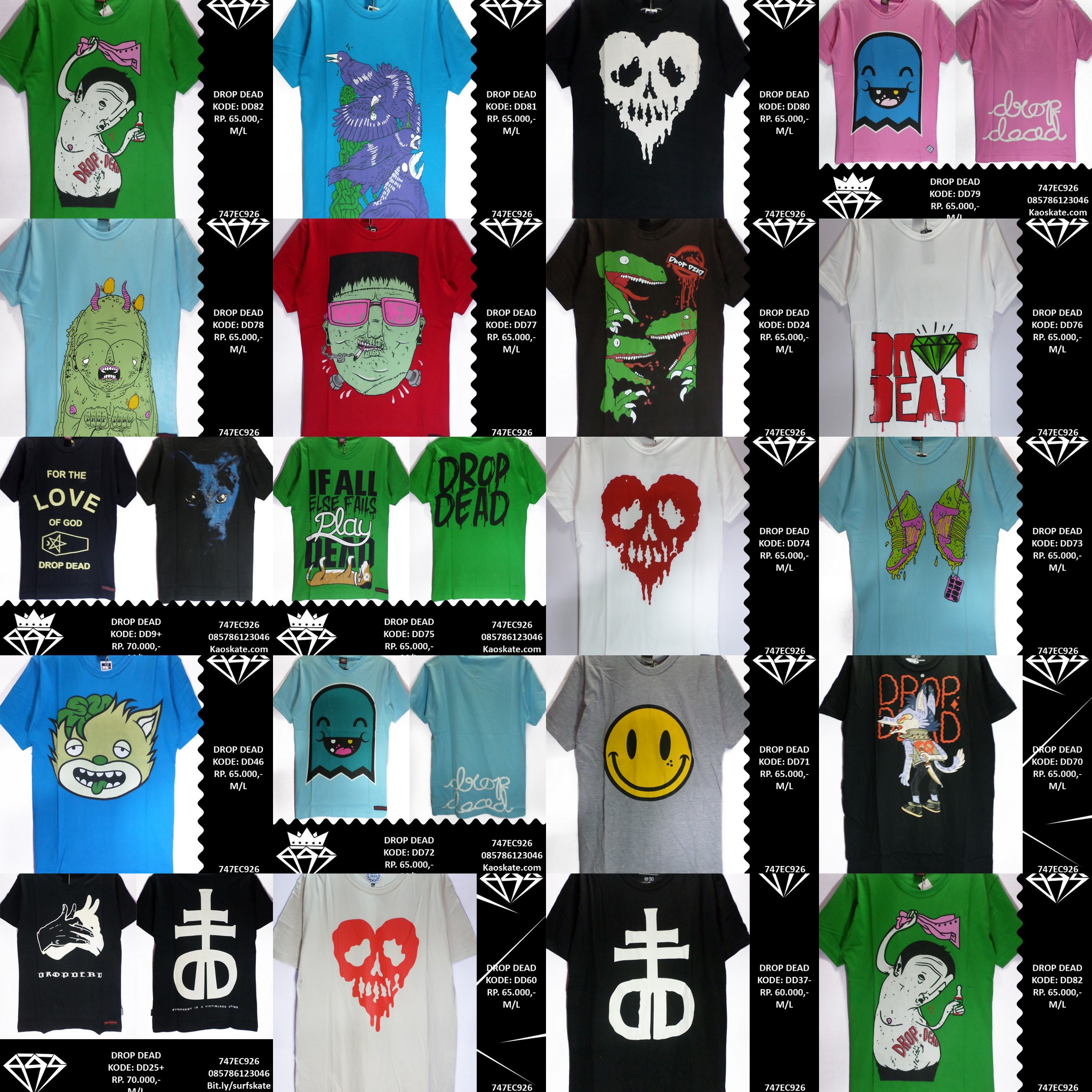 jual grosir baju kaos drop dead t shirt tees xbgzx jual grosir baju kaos drop dead t shirt tees xbgzx