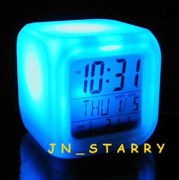 jual jam meja kubus kotak digital polos clock moody color change jn starry jual jam meja kubus kotak digital polos clock moody color change jn starry