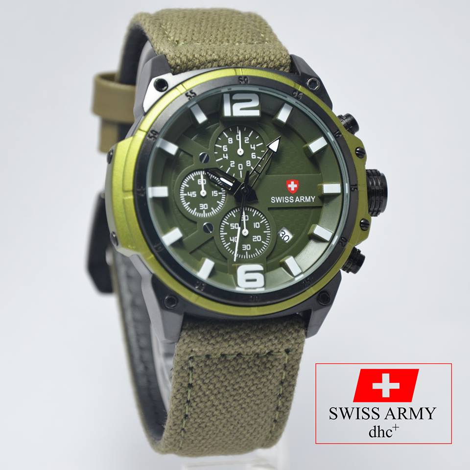Jual Swiss Army SA 4122 Hijau Kanvas Master Jam Tokopedia Source · Swiss Army Original High