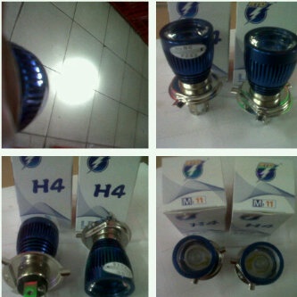 Harga lampu LED Headlamp soket H4 motor sport super terang