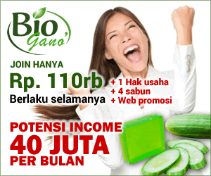 Sabun Biogano dan Peluang Bisnisnya hanya Rp. 110.000 dapat 4 produk