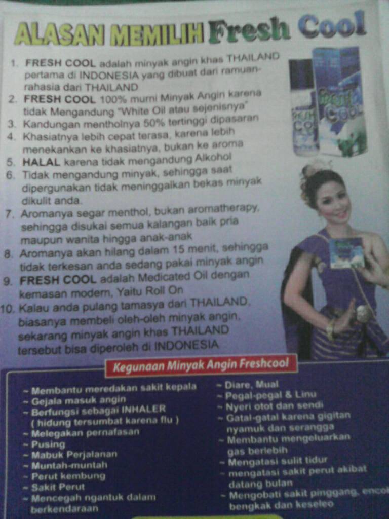 Jual Minyak Angin Therapy Fresh Cool Apuza Shop Cell jual minyak angin therapy fresh cool apuza shop cell