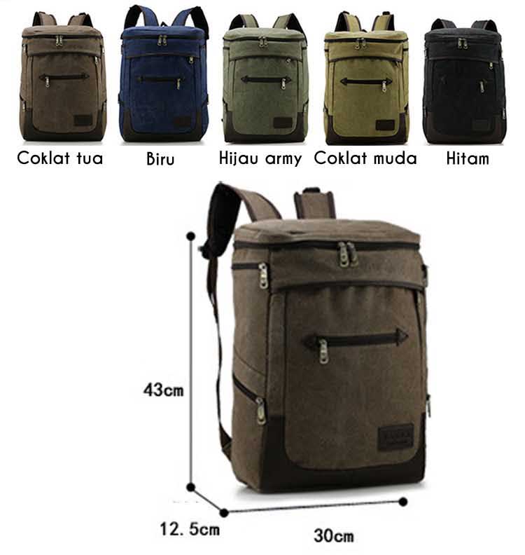 jual tas ransel pria kanvas premium import ts325 jual tas ransel pria kanvas premium import ts325
