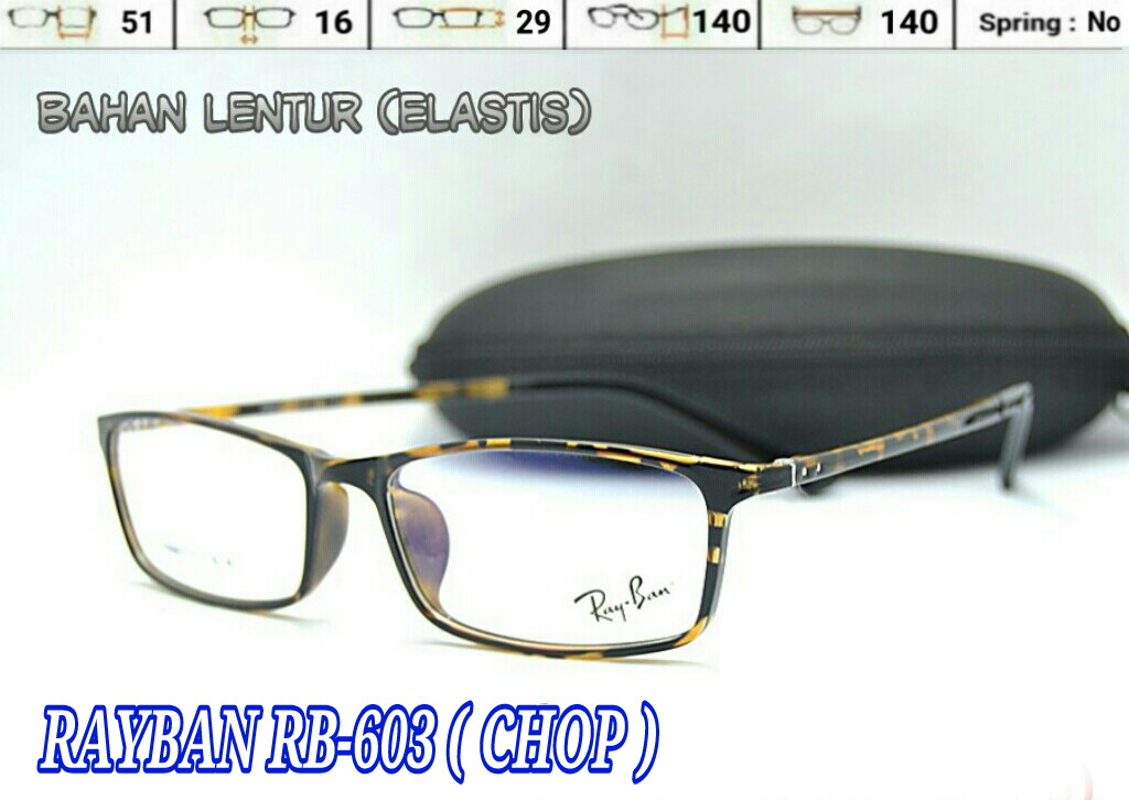 jual frame kacamata lentur rayban rb603 pria wanita jual frame kacamata lentur rayban rb603 pria wanita