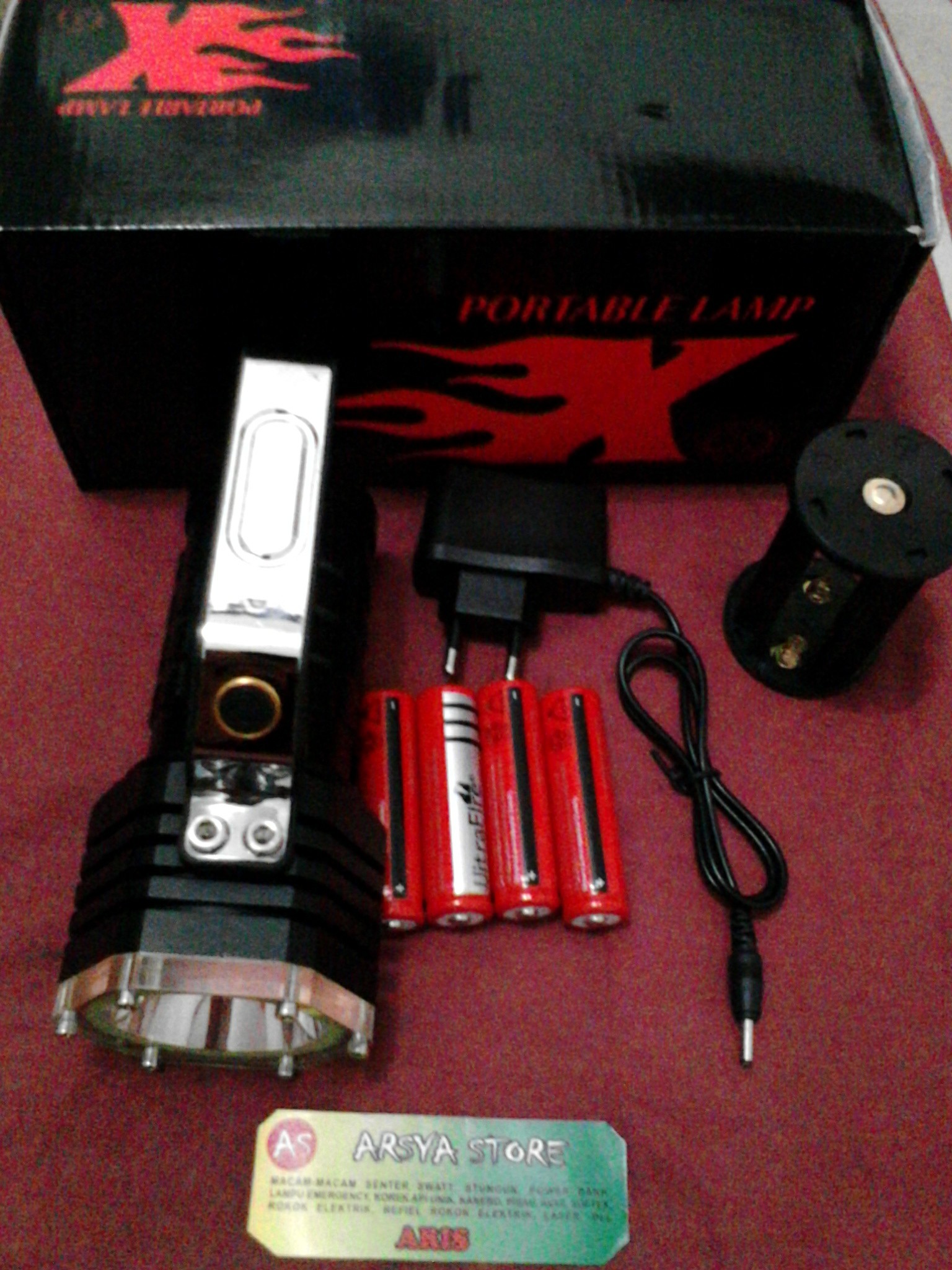jual senter t6 belor 4 baterai arsya store jual senter t6 belor 4 baterai arsya store