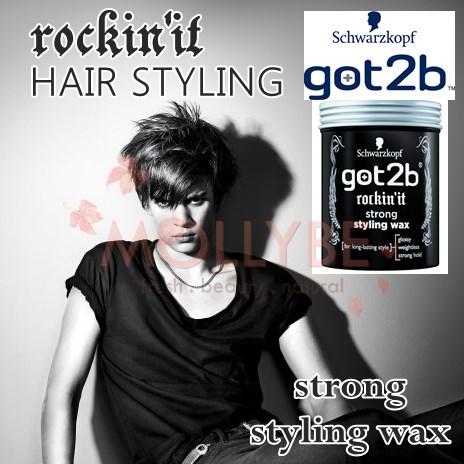 jual schwarzkopf got2b rockin it strong styling wax gel jual schwarzkopf got2b rockin it strong styling wax gel