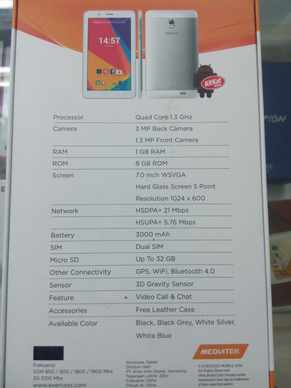 jual evercoss at7a winner s tab 7 quot quadcore ram 1gb jual evercoss at7a winner s tab 7 quot quadcore ram 1gb