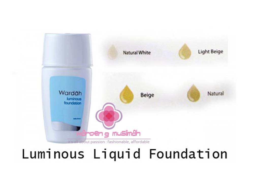 Jual Wardah Luminous Liquid Foundation - Waroeng Muslimah