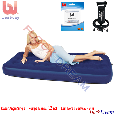 jual kasur angin single pompa manual 12 inch lem merek jual kasur angin single pompa manual 12 inch lem merek
