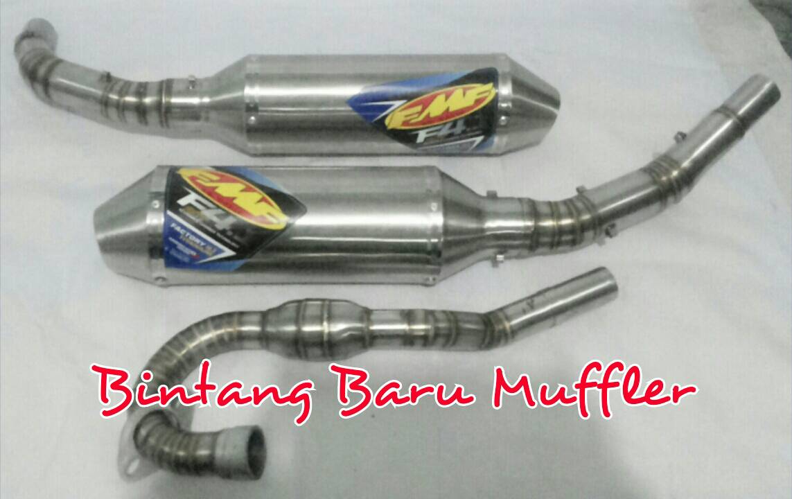 jual knalpot racing fmf kawasaki klx dtracker bintang baru muffler jual knalpot racing fmf kawasaki klx dtracker bintang baru muffler