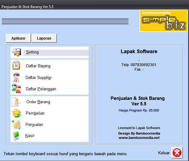 Opsi stok baru