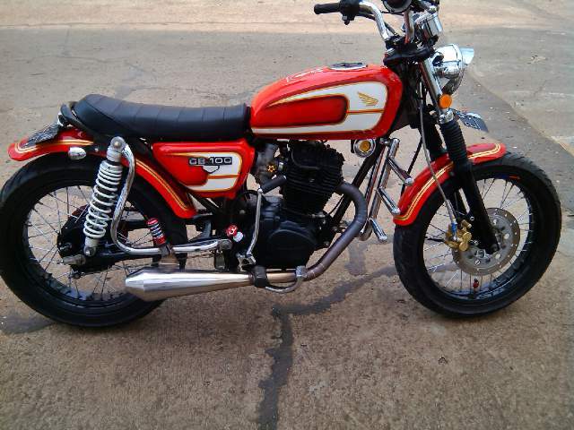 Jual Honda  CB  100  Modif  Japstyle  antomayudi Tokopedia