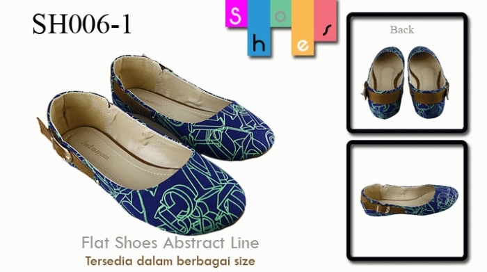 jual sh006 1 flat shoes abstract line alexashop jual sh006 1 flat shoes abstract line alexashop