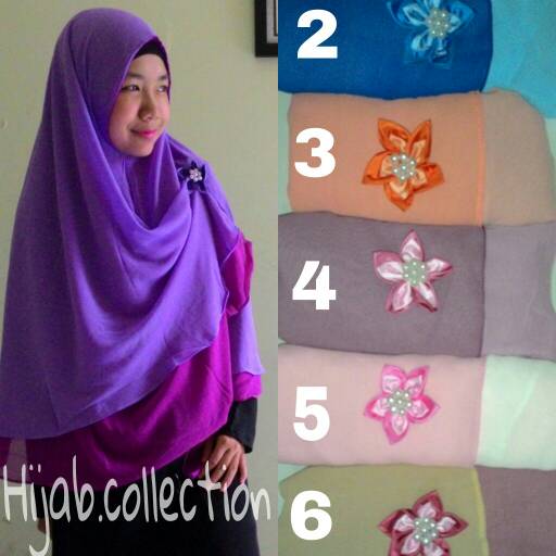jual khimar 2 warna collection jual khimar 2 warna collection