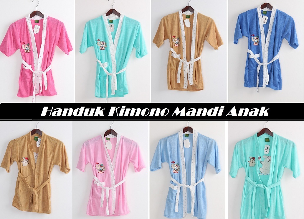 jual handuk kimono mandi anak anak uk 8t polos ag jual handuk kimono mandi anak anak uk 8t polos ag