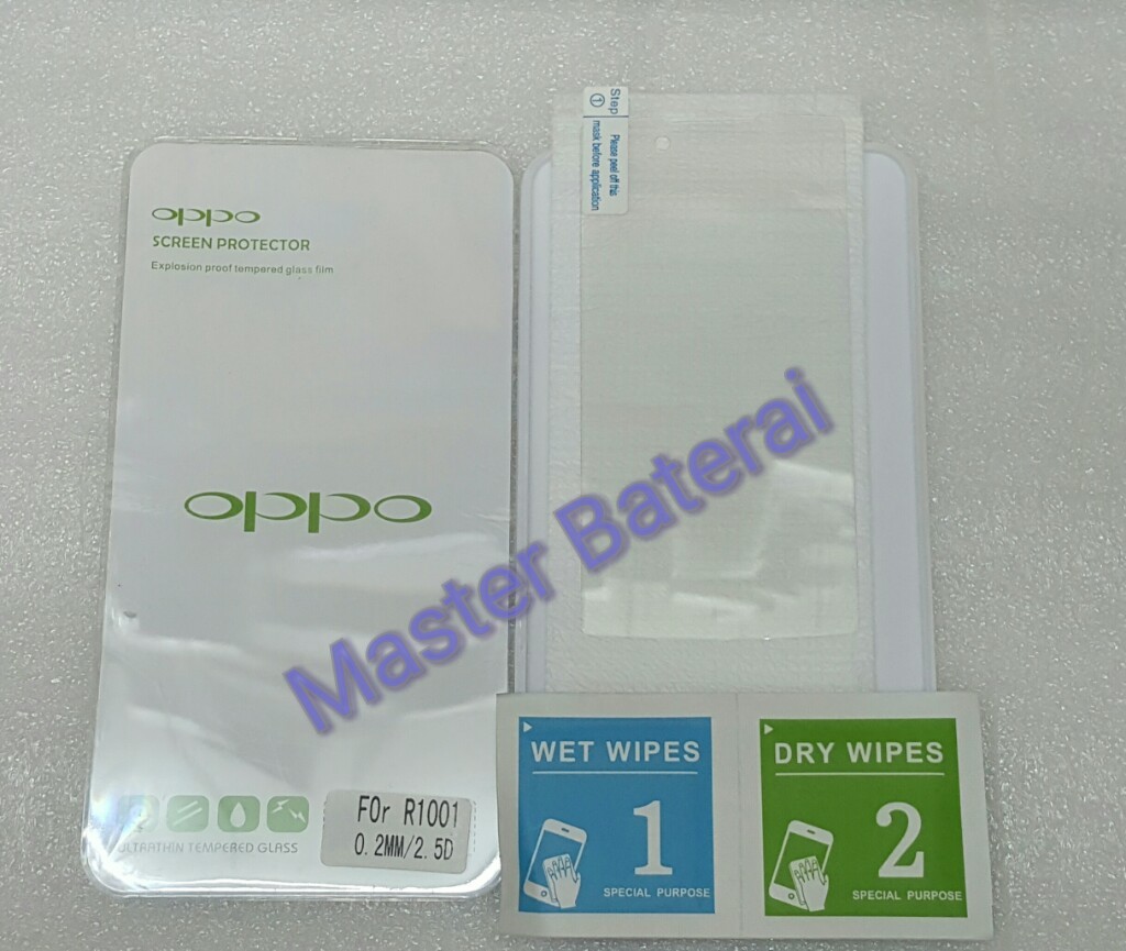 jual ultrathin tempered glass screen protector antigores kaca oppo r1001 master baterai jual ultrathin tempered glass screen protector antigores kaca oppo r1001 master baterai