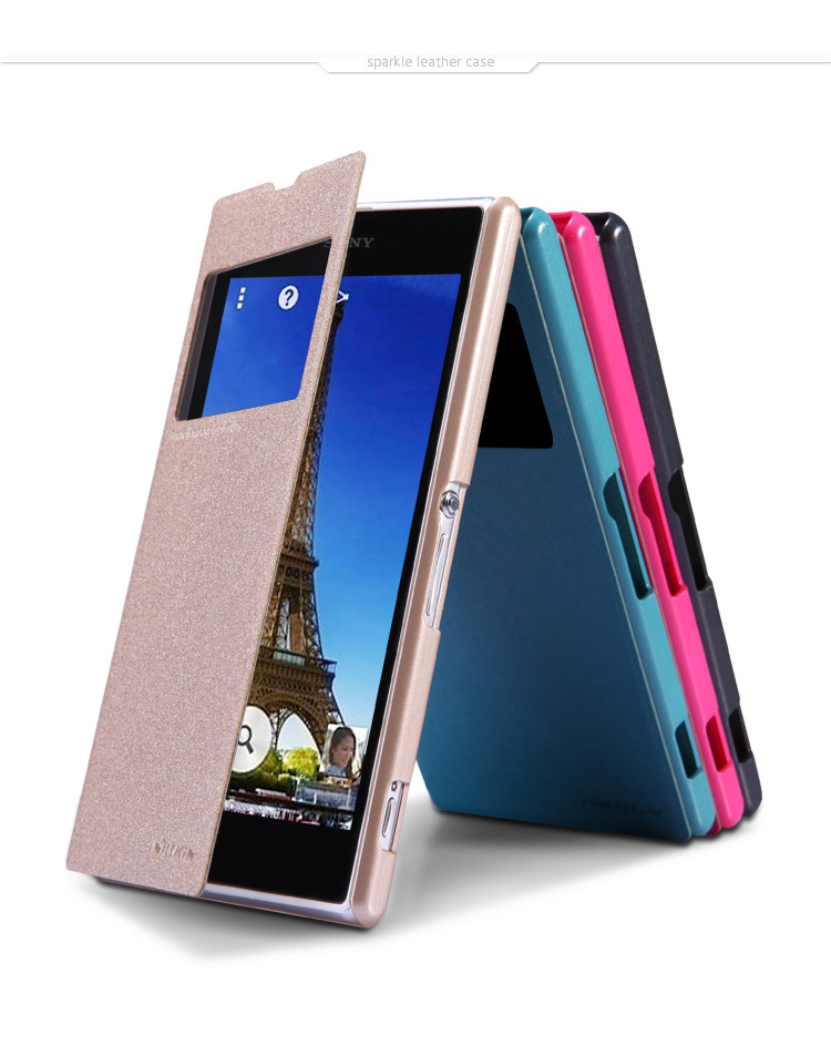 flip nillkin sony xperia z1 sparkle series casingcoverhape flip nillkin sony xperia z1 sparkle series casingcoverhape