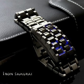 jual iron samurai black steel led biru sinar jual iron samurai black steel led biru sinar