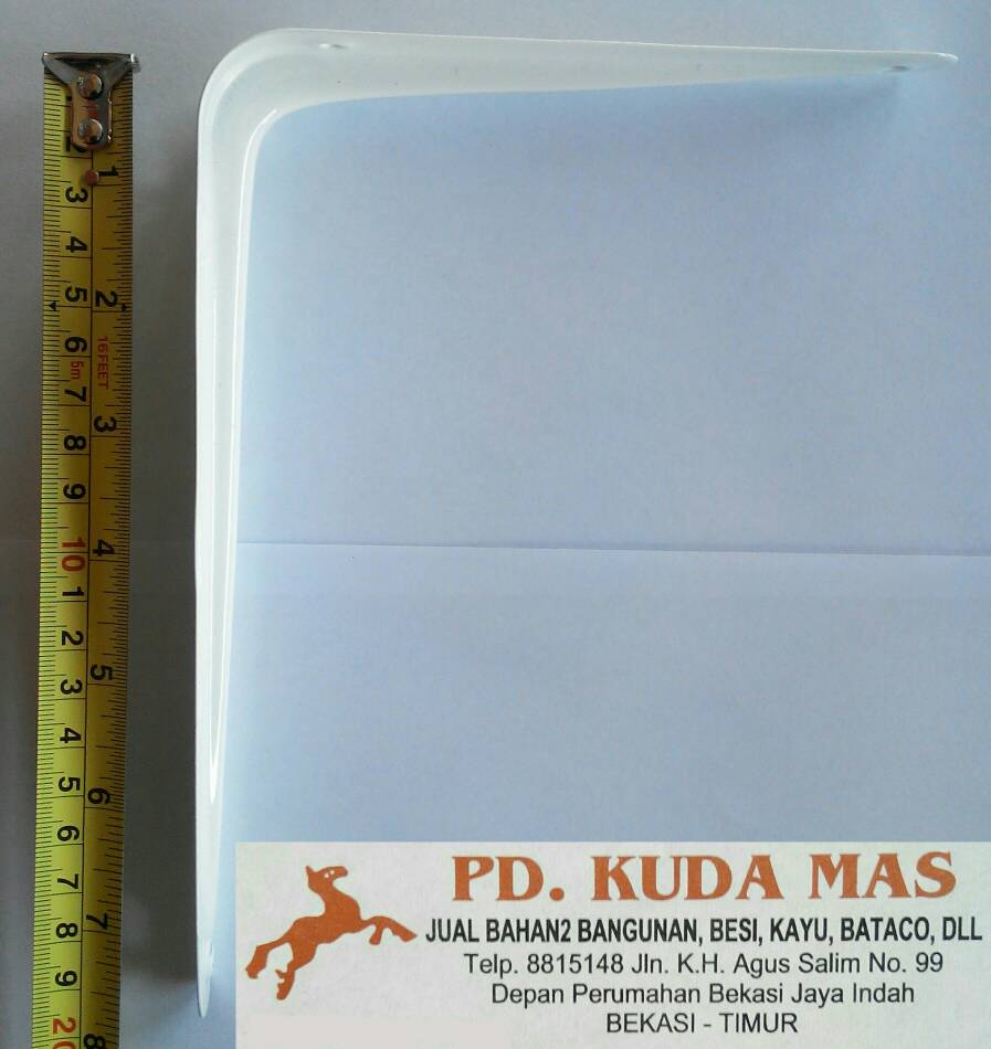 jual siku rak putih soligen 6 quot x8 quot 1 pasang pd kuda jual siku rak putih soligen 6 quot x8 quot 1 pasang pd kuda