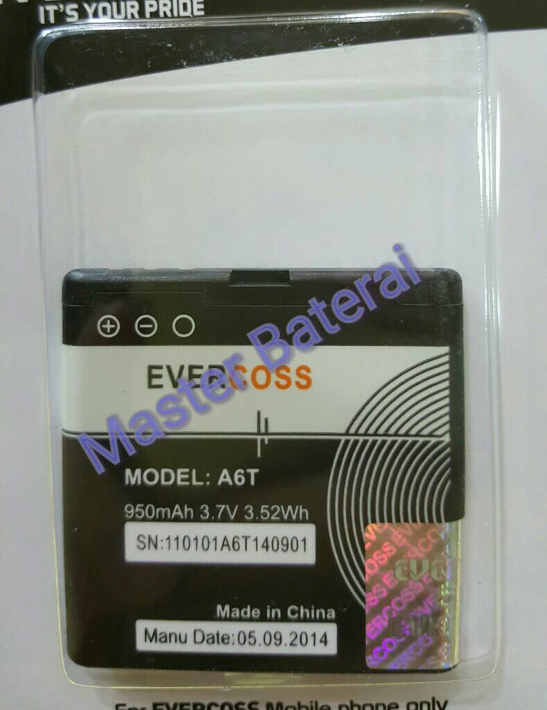 jual baterai evercoss cross a6t original master baterai jual baterai evercoss cross a6t original master baterai