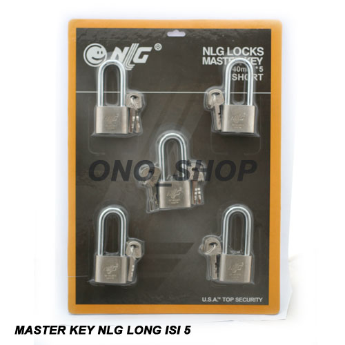 jual gembok master key nlg 60 mm isi 5 ono shop jual gembok master key nlg 60 mm isi 5 ono shop