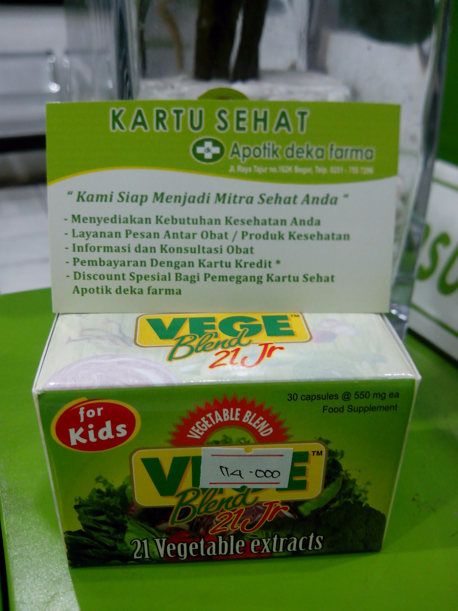 Jual Vege Blend 21 JR Herbal Suplemen Anak - Apotik Deka Farma | Tokopedia