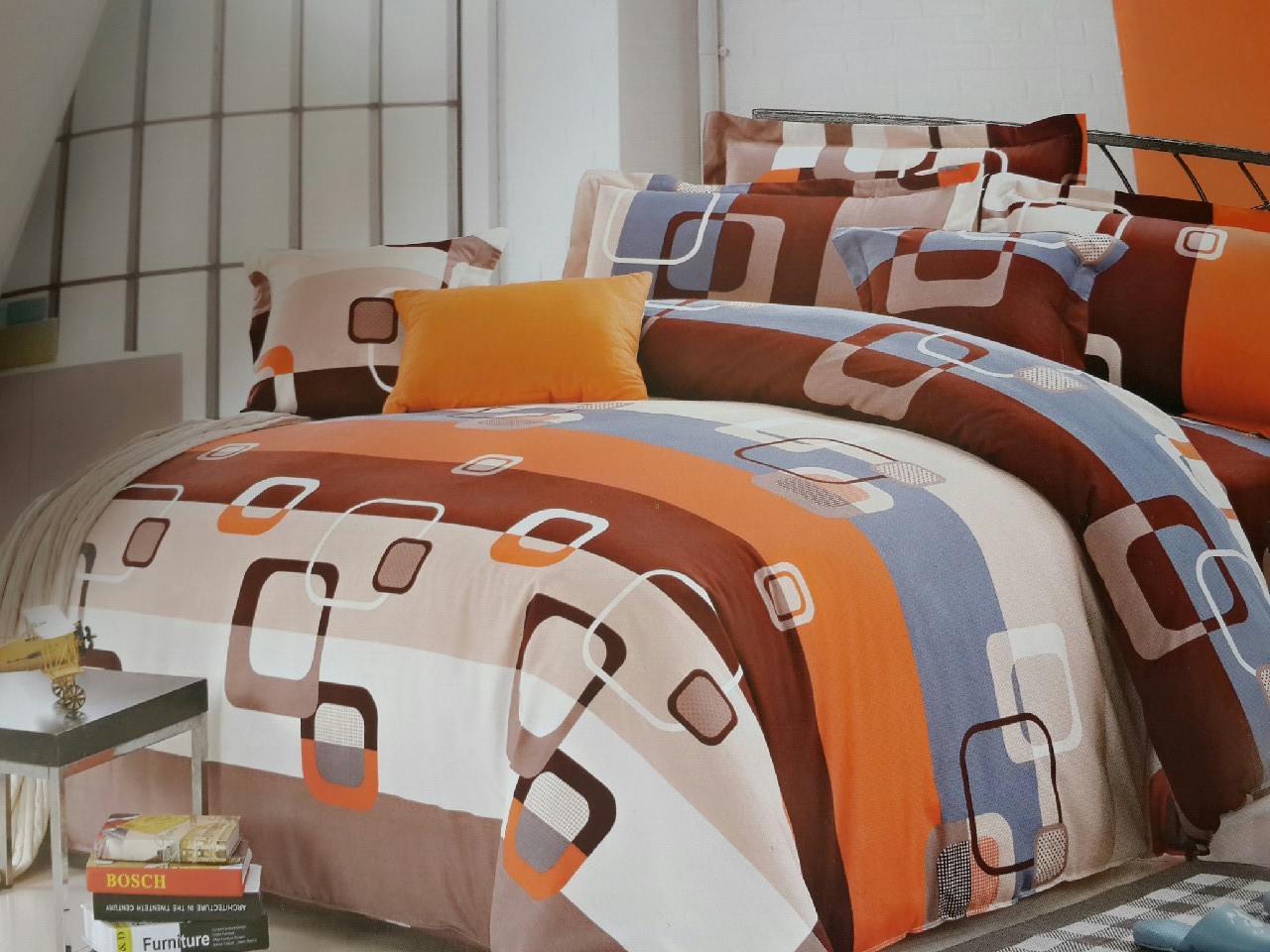jual sprei katun jepang motif kotak elegance uk 180 x 200 jual sprei katun jepang motif kotak elegance uk 180 x 200